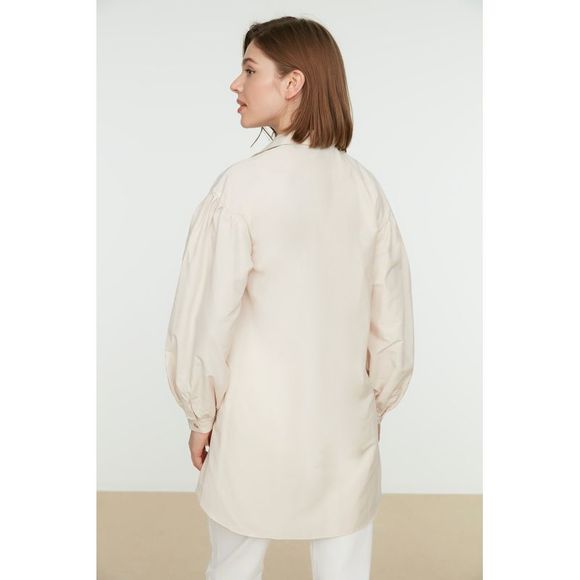 NWT Trendyol Relaxed fit Shirt collar Woven - Picture 5 of 8